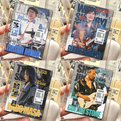 五月天小卡5525回到那一天演唱会拍立得wmsl收藏互黑防水明信片