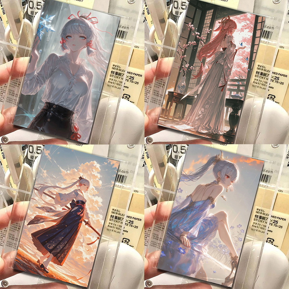 24张原神拍立得小卡高颜值二次元精美精美人物周边礼物送朋友