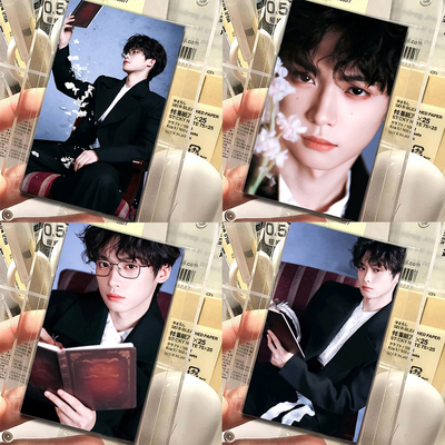 梓渝小卡创意极速小鱼音乐节造型周边物料精美收藏卡片LOMO明信片