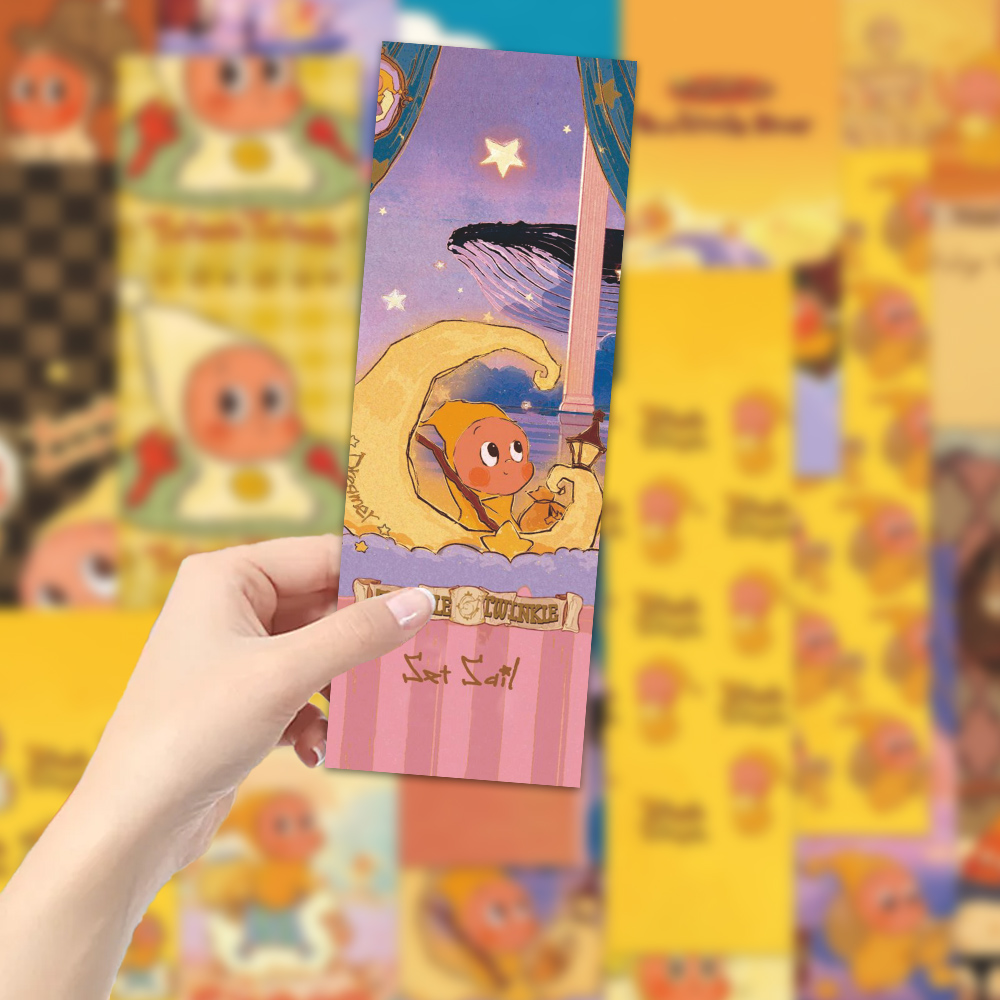 星星人书签】可爱治愈星星人ppmt周边Twinkle星星人周边书签设计