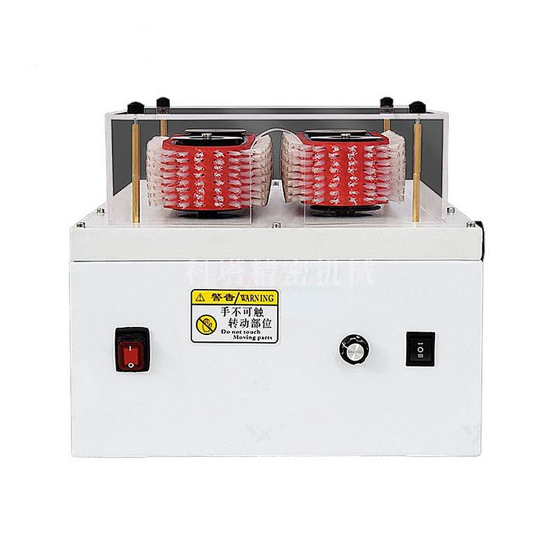 履带式刷线机屏蔽编织线缠绕刷网分线扭线机皮带刷线机