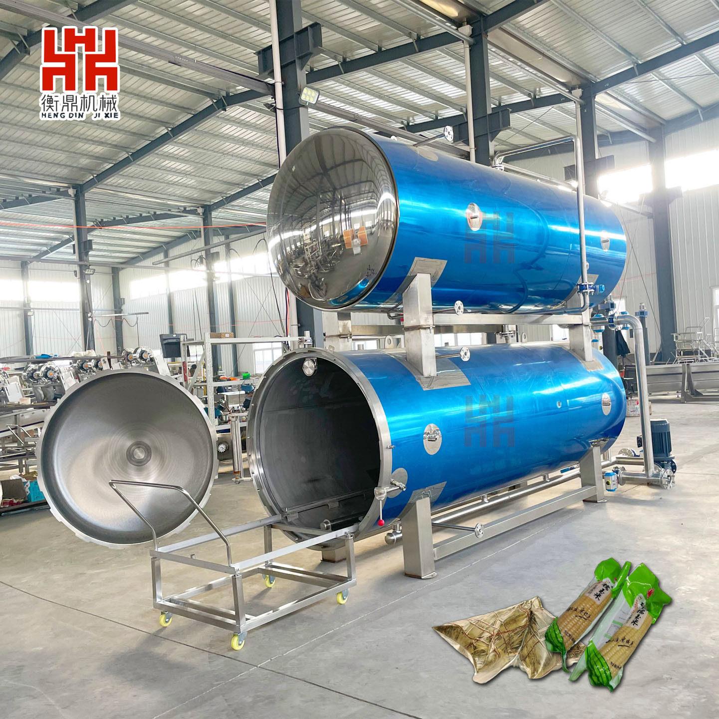 温食品杀菌锅鸭蛋粽子玉米软包装灭菌釜设备多功能杀菌锅