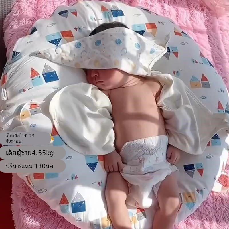 婴儿防吐奶斜坡哺乳枕二合一防胀气溢奶呛奶新生儿宝宝躺喂奶神器