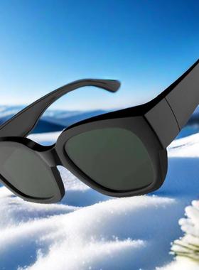 0.1秒智能感光变色偏光太阳眼镜男女款墨镜近视专用套镜防紫外线