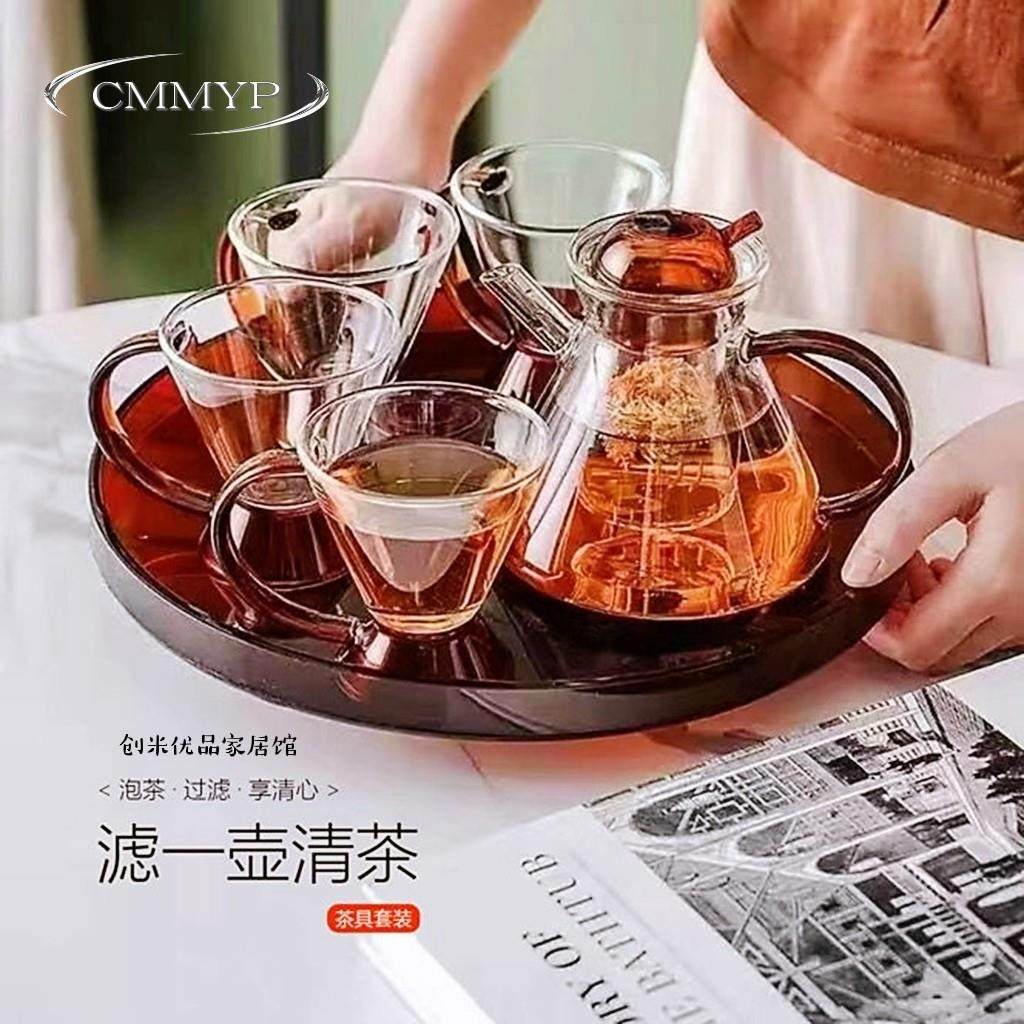 客厅家用亚克力圆形托盘茶盘水杯茶杯盘子北欧风ins玄关钥匙收纳,餐饮具,盘,淘宝优惠券,粉丝福利购,淘宝优惠卷