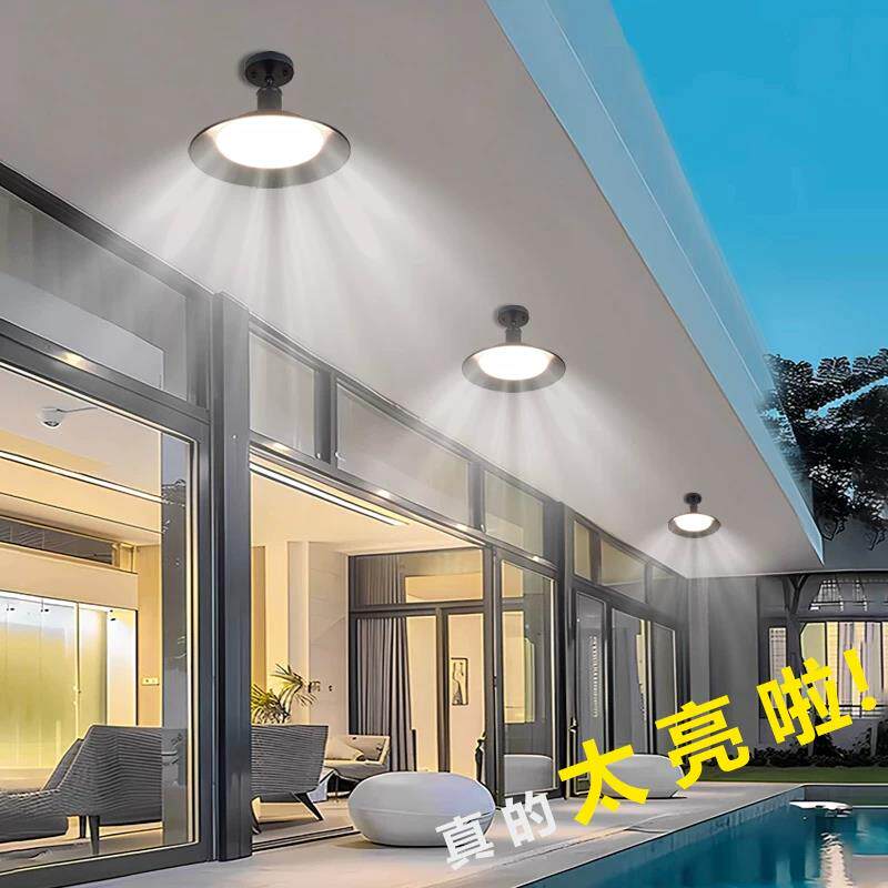 现代简约入户玄关灯防尘防虫走廊过道吸顶灯超亮LED阳台灯门前灯