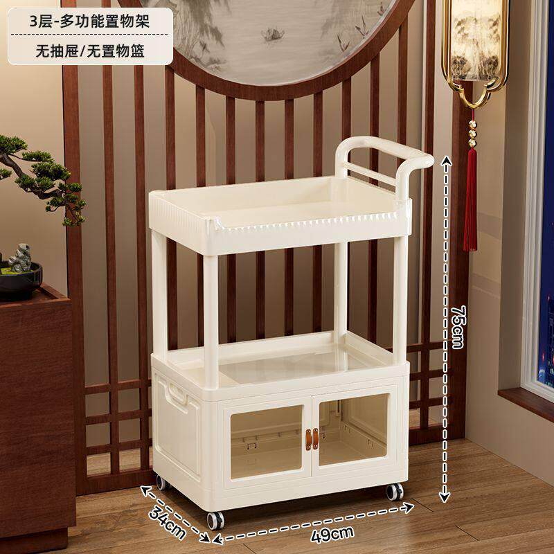 美容院专用小车清洁推车手推工具车家用加宽置物架足浴美发推车