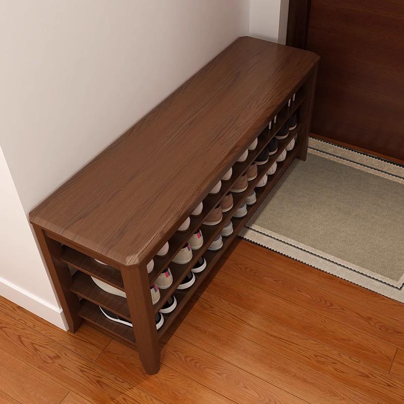 实木鞋柜家用门口入户鞋架多层换鞋凳一体室内收纳可坐式2025新款