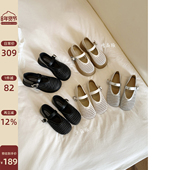 外穿度假风编织凉鞋 Chio2nd南风 女2025新款 夏季 单鞋 玛丽珍洞洞鞋