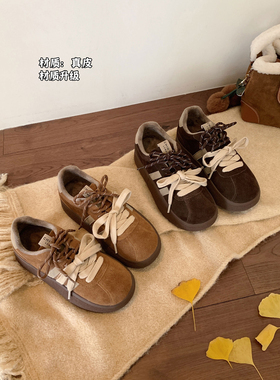 Chio2nd南风 4CM增高休闲鞋加绒运动鞋厚底鞋子女新款秋冬德训鞋