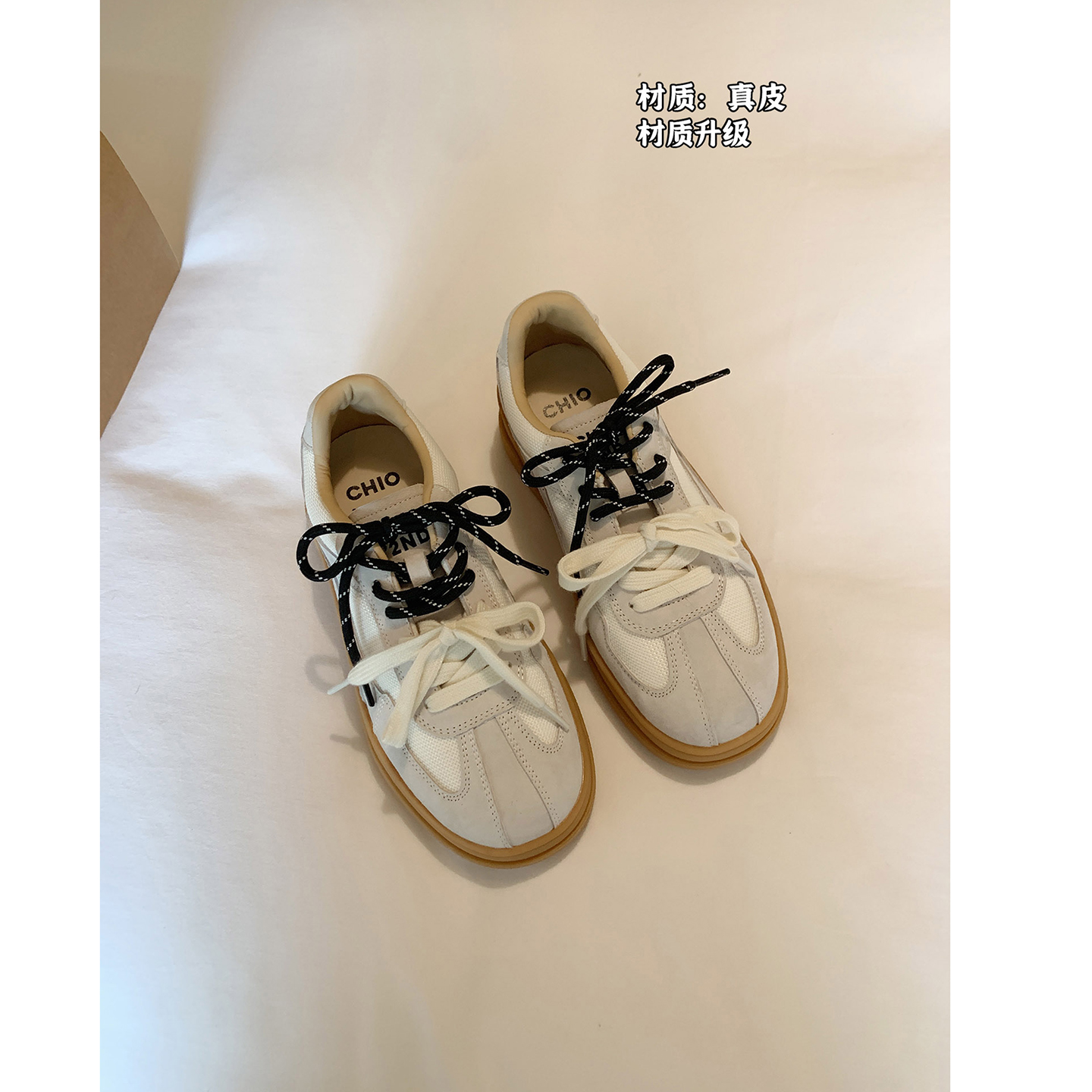 Chio2nd真皮休闲原创小众运动鞋