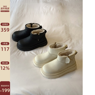 厚底 保暖东北加绒加厚防水防滑面包棉鞋 Chio2nd南风 雪地靴女冬季