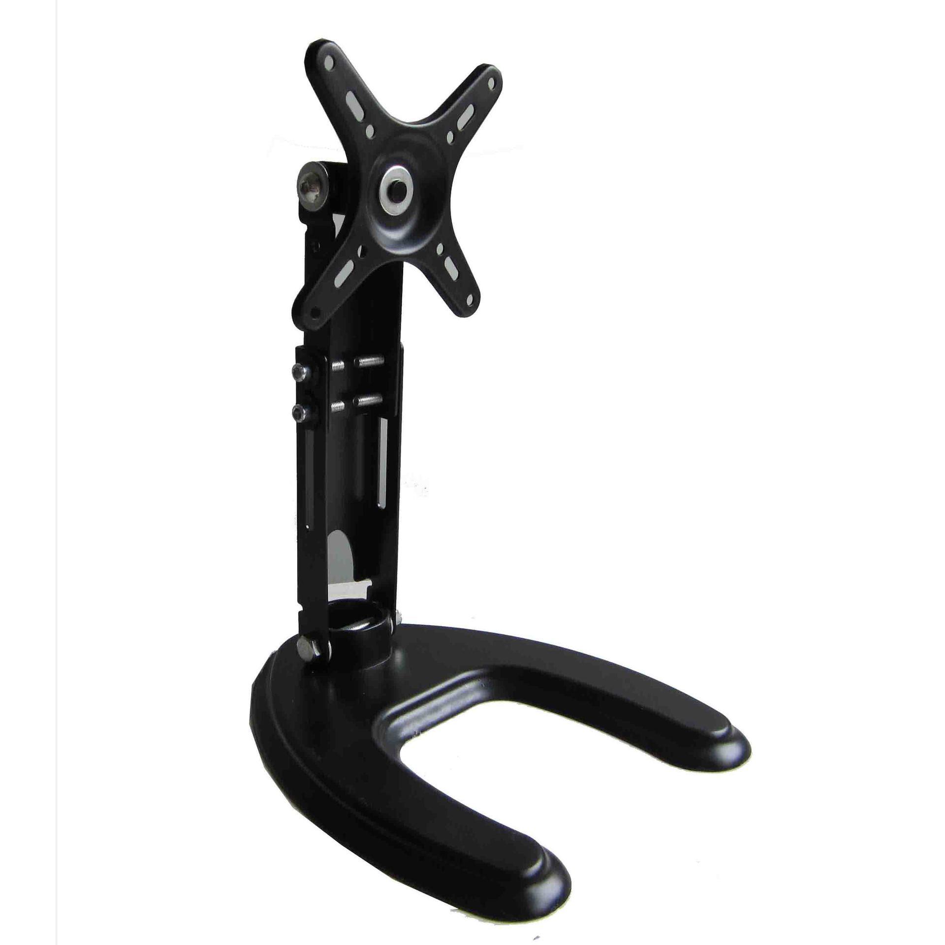 电脑触膜屏液晶显示器底座 万向旋转桌面铝合金支架