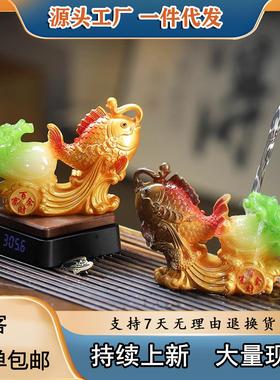 遇水变色茶宠百财富余茶艺摆件办公室装饰品茶台茶桌零配件手工