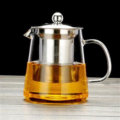 耐热玻璃茶壶不锈钢过滤泡茶壶套装飘逸杯功夫茶具家用花茶壶玻璃
