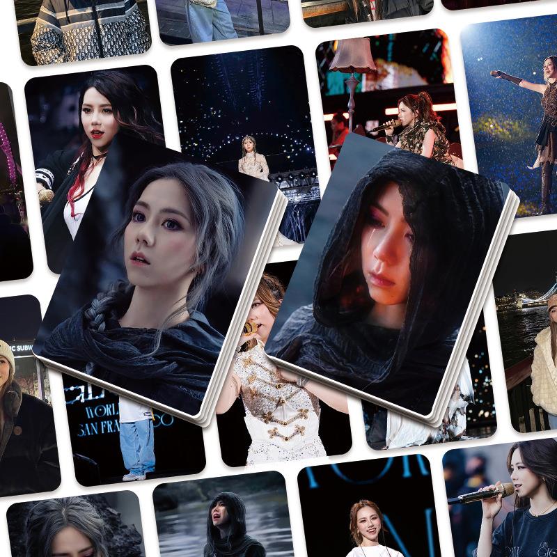 邓紫棋高颜小卡55张周边盒装三寸拍立得LOMO小卡片精致高颜值小卡