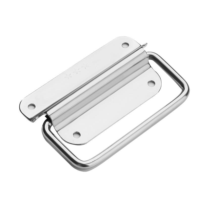 304不锈钢拉手工业设备箱机械柜台把手工具箱活动提手折叠拉手