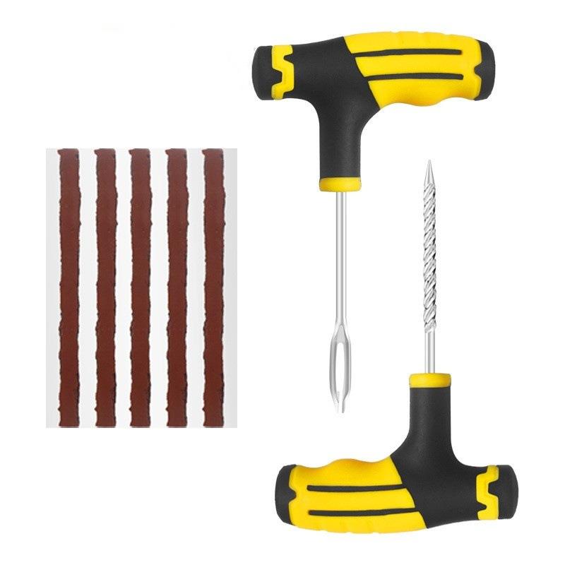 跨境热销摩托电动车汽车真空轮胎维修补胎套装 补胎工具便携应急