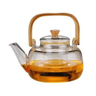 家用小型茶炉 提梁玻璃烧水壶耐高温养生煮茶壶蒸煮茶器电陶炉套装