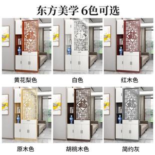 入户进门装 屏风隔断柜双面实木新中式 饰玄关柜门厅简约现代置物架