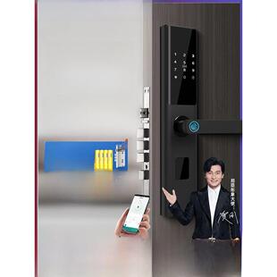 人脸识别指纹锁可视电子密码锁家用防盗门锁全自动入户门智能门锁