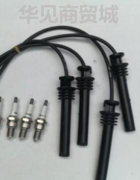 五菱荣光6407之光6400B 6390B12引擎高压线分火线分缸线火花塞