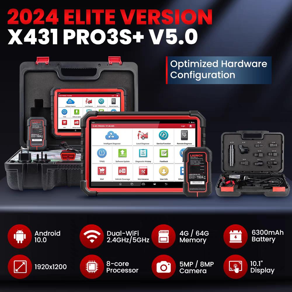 LAUNCH元征431PROSV5.0海外版汽车故障诊断仪元征431PAD5海外版