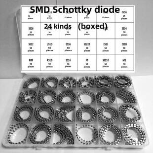 肖特基二极管贴片M1 M4 M7高功率Ss14 Ss34 Rs1M整流管24样包