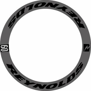 REYNOLDS 60轮组贴纸雷诺公路车轮组碳圈刀贴纸自行车轮贴改色贴