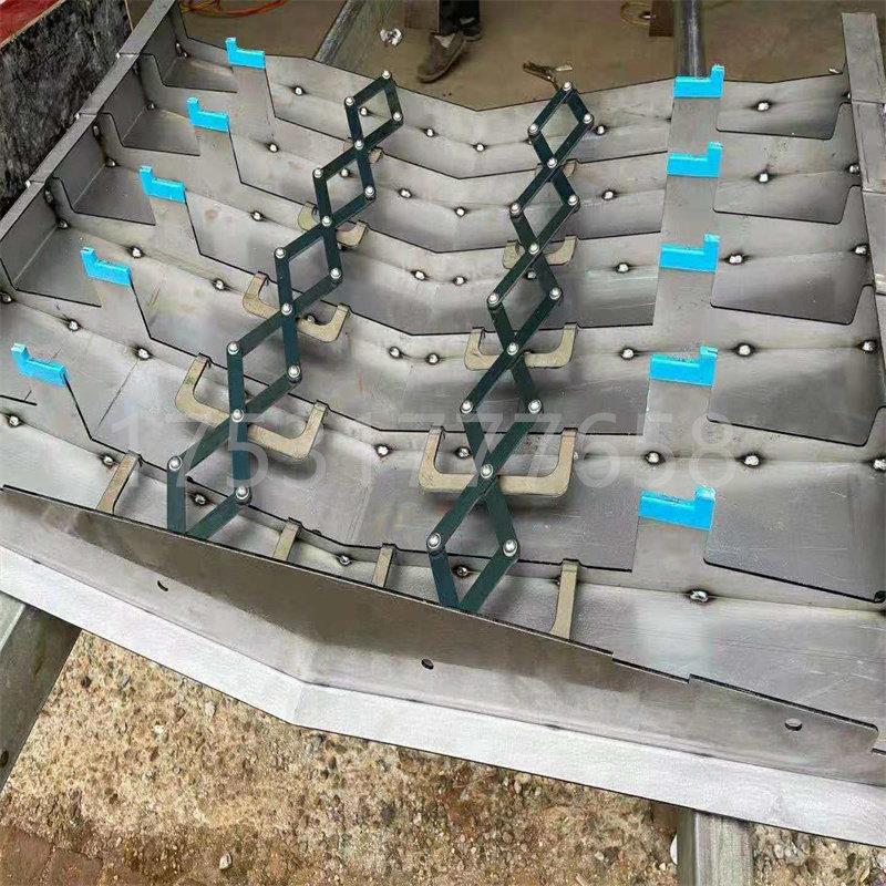 现货台群T-V1165S立式加工中心导轨伸缩钢板防护罩不锈钢防屑护板