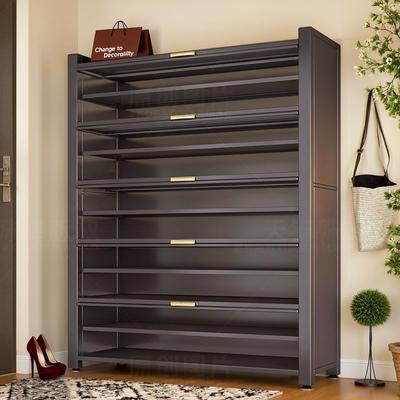 钢制鞋柜家用门口多层收纳柜入户玄关柜子收纳柜置物柜防尘鞋架子