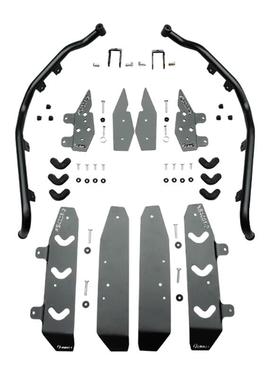 适用三阳剑齿虎400摩托车XS400T-2护杠保险杠防摔排气杠改装配件