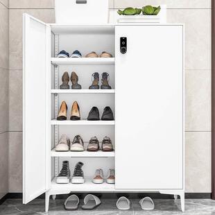 带锁鞋柜门口家用门外走廊密码锁储物柜户外过道钢制室外防盗柜子