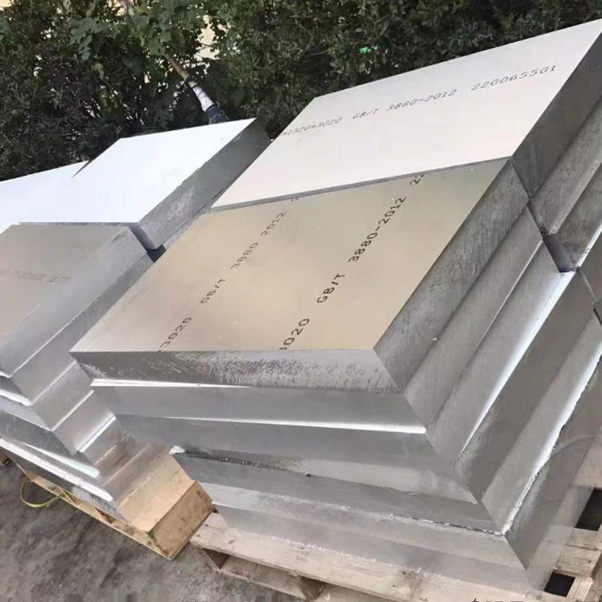 进口6061铝板 贴膜硬铝LY12铝板8mm2A12铝板7075t651铝合金板5A06