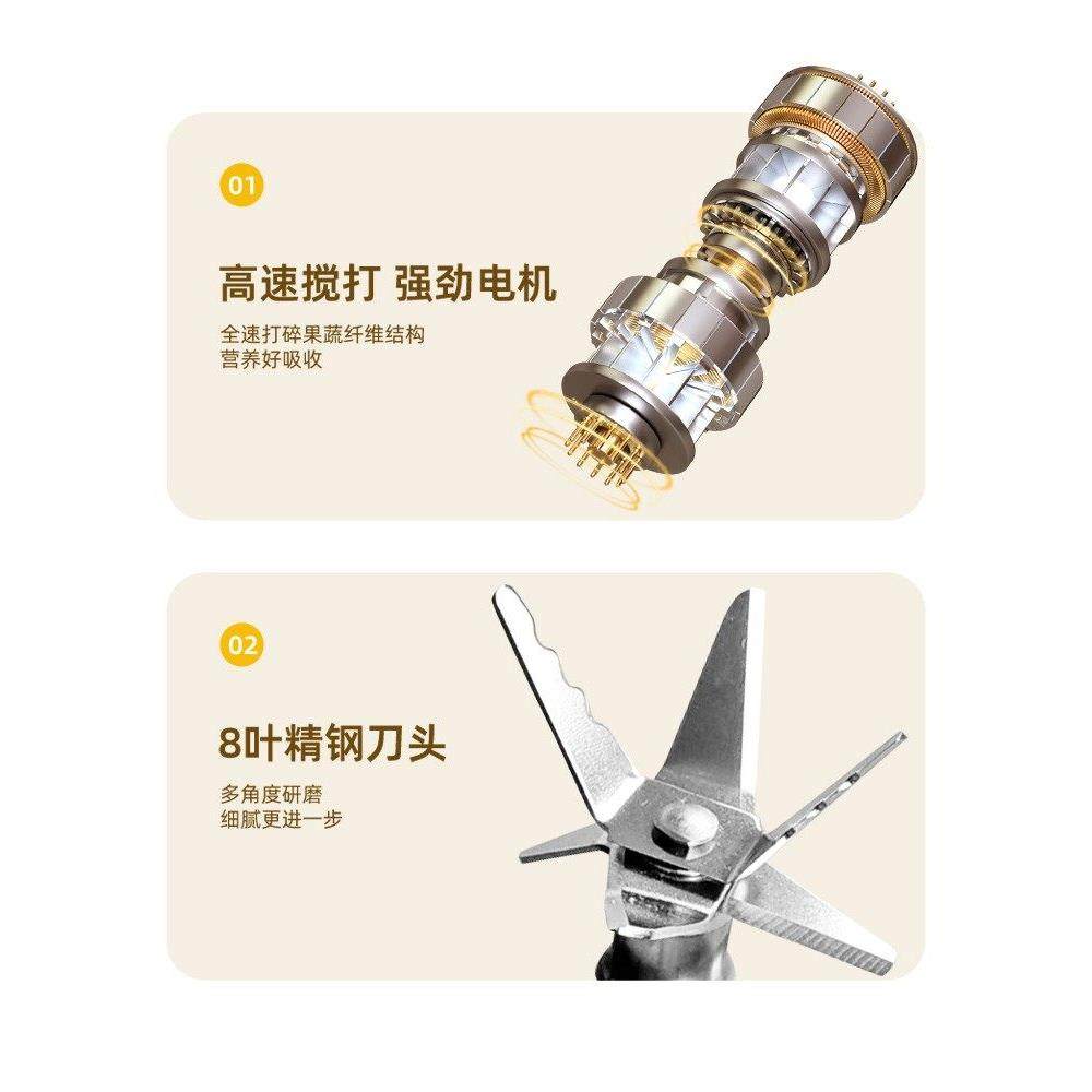 英凯仕榨汁机双杯研磨杯家用多功能电动小型奶昔杯搅拌料理果汁机,厨房电器,榨汁机/原汁机,淘宝优惠券,粉丝福利购,淘宝优惠卷