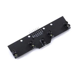 五路数字量循迹传感器5路灰度巡线模块光电寻线颜色识别比赛专用