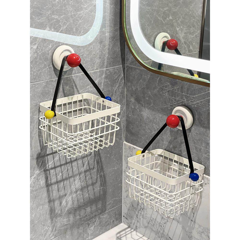 吸盘废弃洗脸巾收纳盒壁挂卫生间浴室二次棉柔巾擦脸巾挂篮置物架,收纳整理,洗脸巾收纳盒,淘宝优惠券,粉丝福利购,淘宝优惠卷