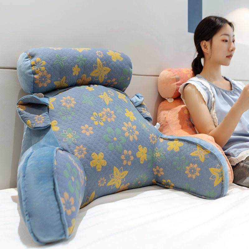 2025年新款床头靠枕三层纱床头靠垫软包护颈护腰靠枕大靠背沙发抱,居家布艺,靠垫/抱枕,淘宝优惠券,粉丝福利购,淘宝优惠卷