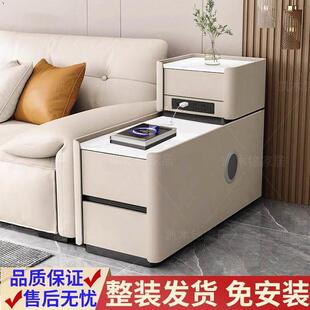 2025新款落地沙发边柜轻奢高级感实木小型夹缝简约现代边几侧边柜