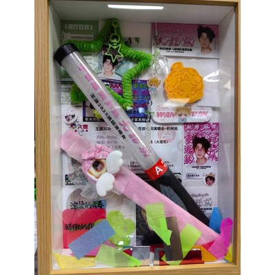 纪念物料周边收纳防尘展相框摆件