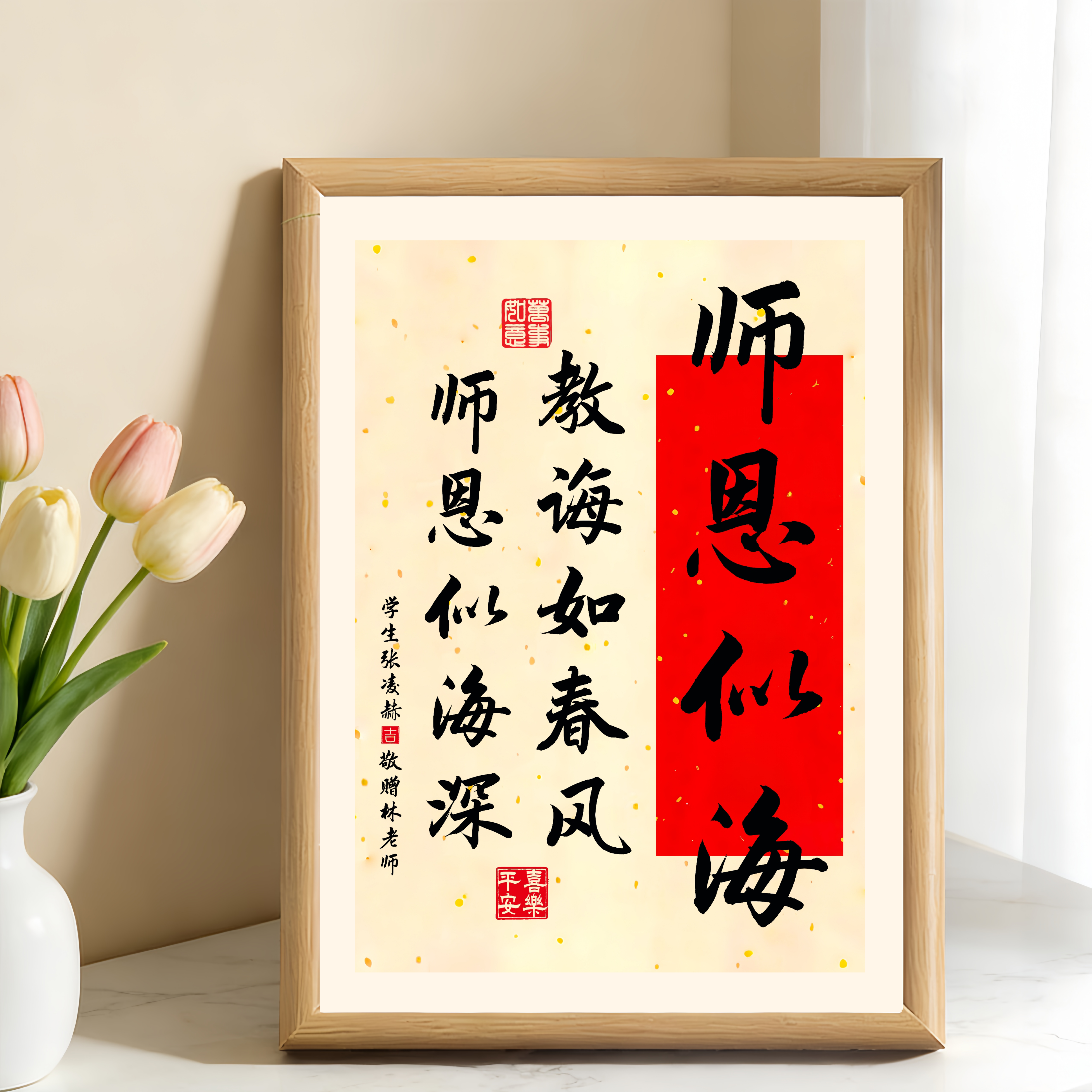 教师节定制相框纪念礼物图片