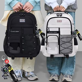 暗藏玄机的书包初中生减负小学生护脊中学生书包2024新款高中女生