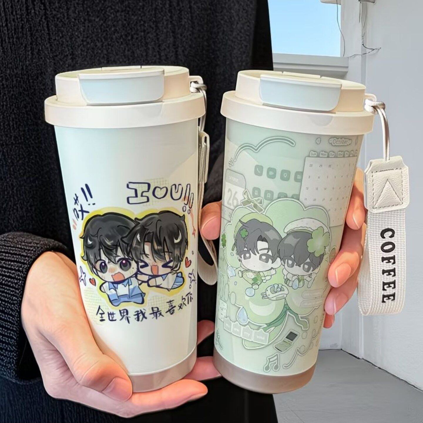 伪装学渣可爱周边保温杯