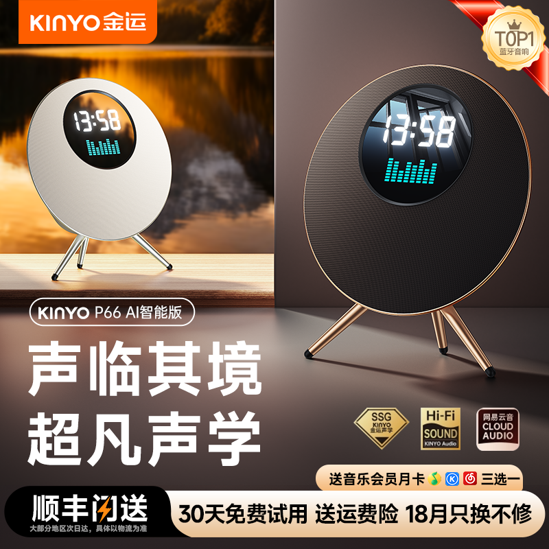 音响家用客厅环绕2025新款摆件蓝牙音箱家庭生日乔迁新居礼物飞碟