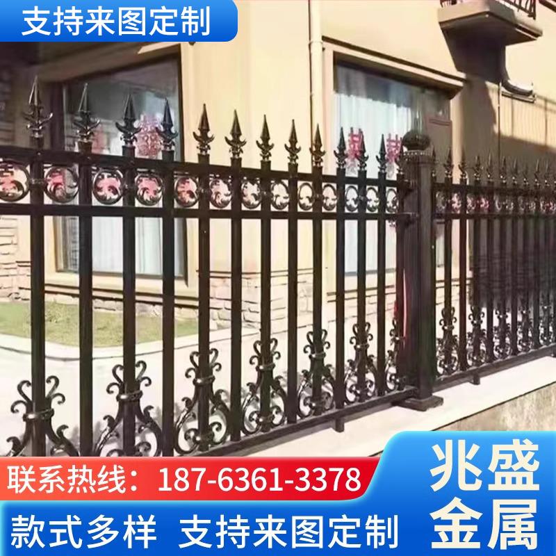铝艺护栏铝合金围栏别墅庭院围墙院墙栏杆阳台小区院子栅栏花园