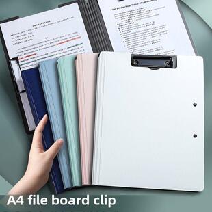 A4板夹10个文件夹单双强分类夹信息夹插入多层功能夹硬壳收纳盒学