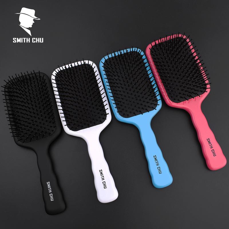 日本SAKA褚铁匠气囊梳头皮按摩梳子卷发梳化妆大板梳子防气垫梳木