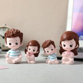 热销可爱礼品治愈系摆件房间装 饰品办公室桌面卡通公仔小摆设女生