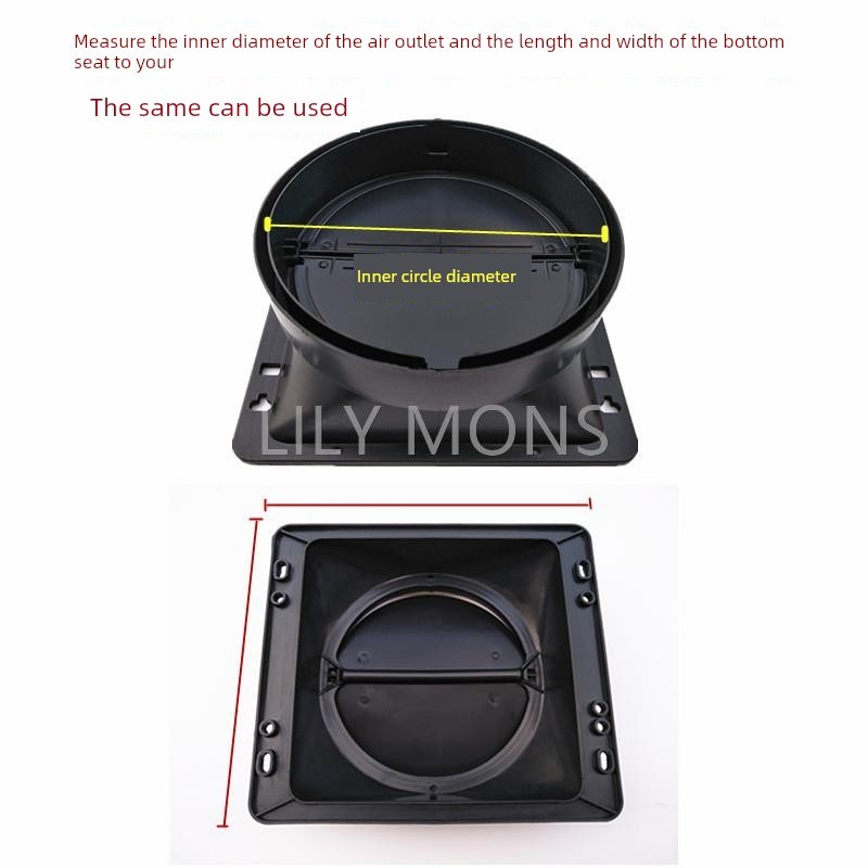 热销适用于卡萨特抽油烟机排气口底座排气管止回阀排烟罩排烟罩挡