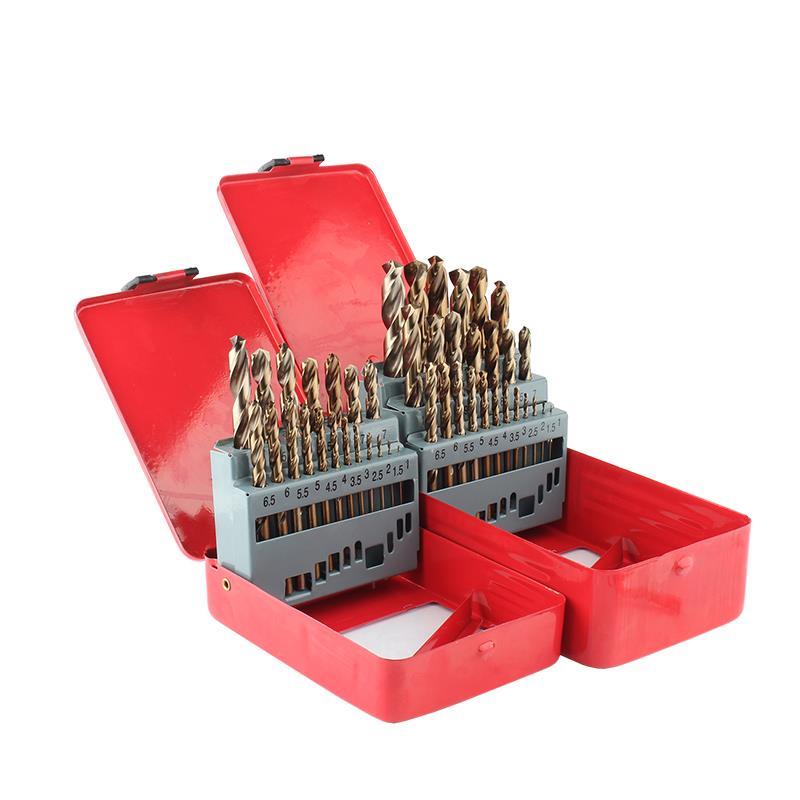 钻铁不锈钢专用含钴麻花钻头套装打孔钢铁超硬质合金电钻钨钢木工